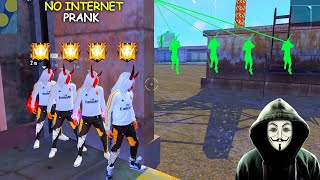 NO INTERNET PRANK  FREE FIRE FUNNY GAMEPLAY  NADIYA FF [upl. by Etnahc]