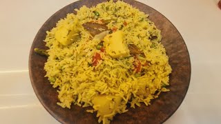 Matar Pulao  Aloo aur Matar ki mazedar pulao recipe cooking with jabeen style [upl. by Alcus]