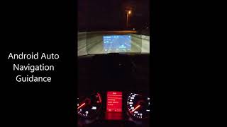 RSNAV Android 60 for Audi with HUD projector and Android Auto [upl. by Aicilef]