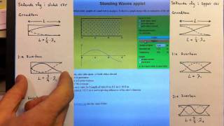 Stående longitudinella vågor [upl. by Yeslrahc]