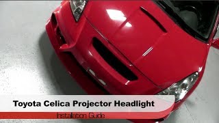 Spyder Auto Installation 200005 Toyota Celica Halo LED DLR Projector Headlights [upl. by Euqram574]