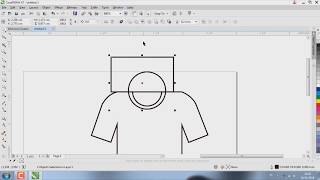 Tutorial Corel DRAW X7 Membuat Baju Untuk Pemula [upl. by Edholm776]