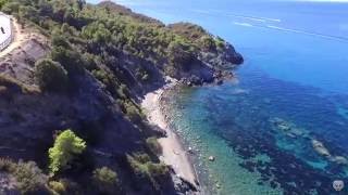 Isola dElba  Pomonte  Video volo con drone DJI Phantom 3 [upl. by Limay]