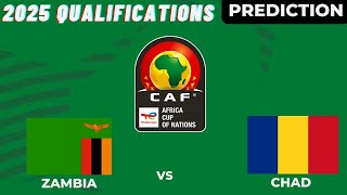 Chad vs Zambia Live Stream CAF Africa Nations Cup 2025 Qualifiers Commentary Score amp Highlights [upl. by Shugart465]