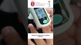 TFT klipsowy domowy pulsoksymetr saturacji tlenu Gem Oximeter [upl. by Ahsemik]