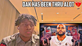 He Lost His Mom amp Brother 💔  The Heartbreaking Rise of Dak Prescott Reaction [upl. by Ainezey548]