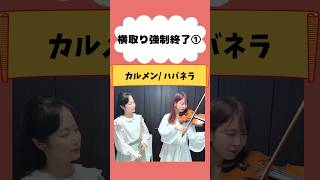 オペラ「カルメン」より《ハバネラ》を演奏しているヴァイオリニストから横取りして、強制終了させてみたフルーティスト演奏してみた 演奏家 バイオリン フルート [upl. by Pascia]