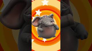 Elephant cartoon for kids  Animal songs shorts [upl. by Melgar]