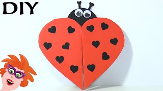 DIY  zelf Lieveheersbeest maken voor Valentijnsdag [upl. by Bearnard]