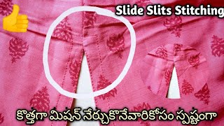 chudidar side slits stitching with useful tipssuitskurthis [upl. by Daeriam]