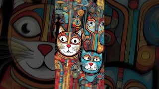 Trippy Cat Coloring Book  Hundertwasser Inspired [upl. by Siul425]