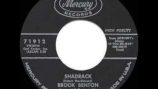 1962 HITS ARCHIVE Shadrack  Brook Benton [upl. by Ardeha]