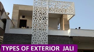 Types of Exterior and Interior Jali GFRCGRCWPC CNC DECORATIVE JALI [upl. by Hannala]