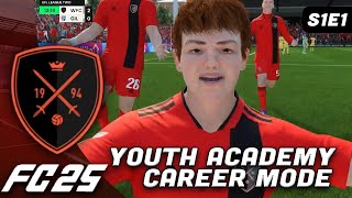 THE BEST START FC25 Youth Academy Career Mode Ep1 [upl. by Toiboid]