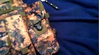 Lancer Tactical Plate Carrier Marpat Digital Woodland [upl. by Harper548]