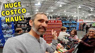 HUGE Costco Grocery Shopping Haul amp Overseas Shipping  USA Grocery Prices [upl. by Suchta]