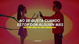 The Weeknd amp Ariana Grande  Save Your Tears Remix Official Video  Sub Español  Lyrics [upl. by Ahsanat]