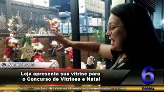 Loja apresenta sua vitrine para o Concurso de Vitrines e Natal [upl. by Dorej]