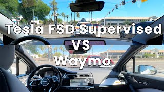 Tesla FSD 1236 vs Waymo Our Closest Race Yet [upl. by Sikram]