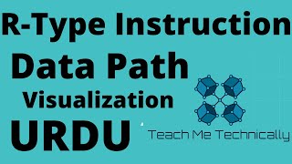 18 Rtype Instruction Datapath in MIPS Architecture in Hindi  Rtype Datapath Visualization in MIPS [upl. by Yadrahs]