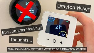 Changing our Nest Smart Heating Thermostat for Drayton Wiser System [upl. by Brendis184]