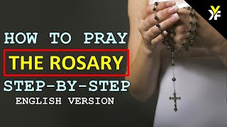 How to pray the Rosary step by step in ENGLISH VERSION [upl. by Astor846]