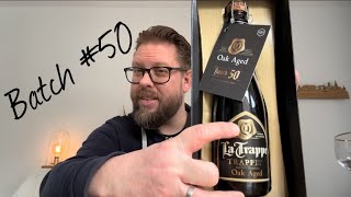 La Trappe  Quadrupel Oak Aged Batch 50  Beergeekholland  Bier Review [upl. by Steck543]