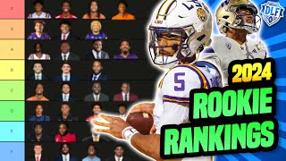 UPDATED POSTDRAFT 2024 Dynasty Rookie Tiers amp Rankings [upl. by Dorry338]