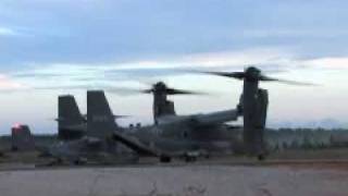 Combat Camera Video CV22 Osprey Film Shoots Footage Part 1 [upl. by Losiram]