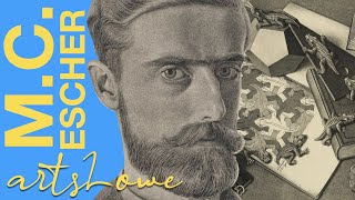 Artist M C Escher  Art History for Kids  Let’s Learn About Art  artsLowe [upl. by Wallache759]