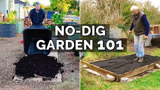 How to Make a No Dig Garden Bed With CharlesDowding1nodig [upl. by Ahon]