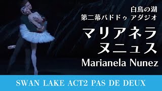 【完璧すぎるバレリーナ】マリアネラ・ヌニュス 白鳥の湖 第二幕パドドゥ アダジオ Marianela Nunez Swan Lake Act II Pas de Deux Adag [upl. by Goldy379]