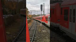 Einfahrt S7 in Wolfratshausen im Führerstand einer anderen S7 train trainspotting s7 zug [upl. by Cired863]