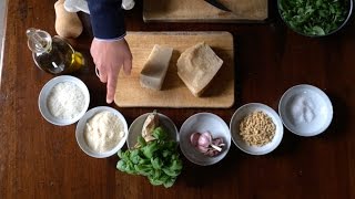 How to make real Ligurian Style Pesto [upl. by Sharman]