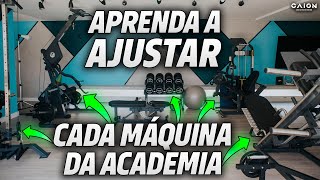 Dicas de como usar corretamente os aparelhos de musculação na academia  Manual dos exercícios [upl. by Nykal]