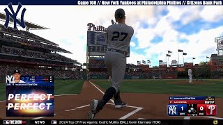 MLB THE SHOW 24  New York Yankees at Philadelphia Phillies  Game 108 [upl. by Nairbo]