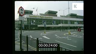 1970s Heathrow Airport Terminal 3 London 35mm [upl. by Leinod]