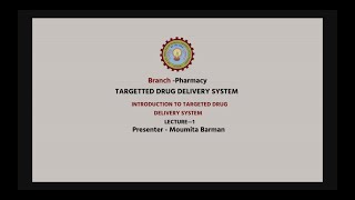 AKTU Digital Education  Novel Drug Delivery Systems  Introduction to Targeted Drug Delivery System [upl. by Sira]