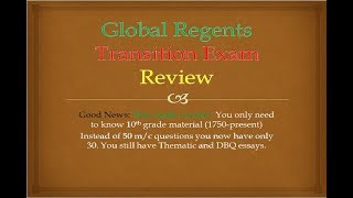 Global Regents Transition Exam Review [upl. by Omocaig220]