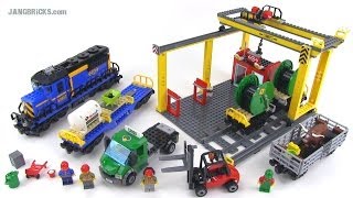 LEGO City 60052 Cargo Train set review Summer 2014 [upl. by Loeb]