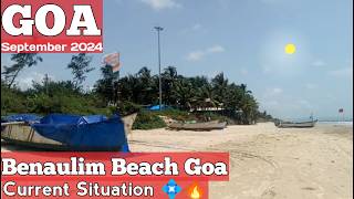 South Goa  Benaulim Beach  September  Food  Goa Fishing  Pubs  Party  Goa Vlog  Goa 2024 [upl. by Assili]