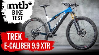 Trek ECaliber 99 im Test I Light E Bike Fully I Shimano XTR I Fazua I Carbon Cross Country E MTB [upl. by Hills810]