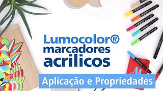 Lumocolor Paint Marker  Aplicação e propriedades  STAEDTLER [upl. by Ilanos559]