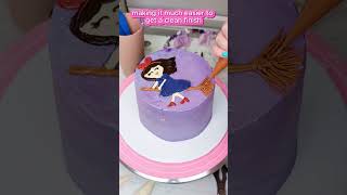 🧹♥️🐈‍⬛ KIKIS DELIVERY SERVICE CAKE 🐈‍⬛♥️🧹 [upl. by Haramat]