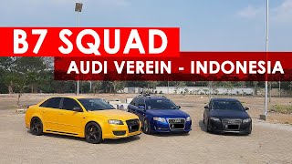 Audi A4 B7 Squad Indonesia  Review A4 B7 Modification  A4 20 TURBO 2004  2009  Audi Car Vlog [upl. by Aihpled399]