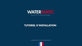 Comment installer un broyeur adaptable ultra silencieux  WATERMATIC [upl. by Veno29]