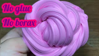 MUST WATCH REAL HOW TO MAKE THE BEST FLUFFY SLIME WITHOUT GLUE WITHOUT BORAX EASY SLIME [upl. by Cioban728]