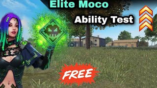 elite moco ability in free fire  awakening moco free fire [upl. by Illib]