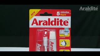 CARA MENGGUNAKAN LEM EPOXY  ARALDITE RAPID [upl. by Jordans539]