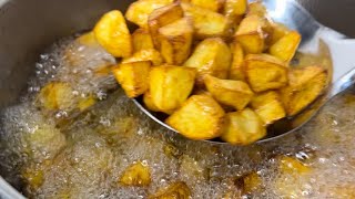 Crispy fried potatoes you want to try  Easy to make  How to make crispy fried potatoes [upl. by Curtice]